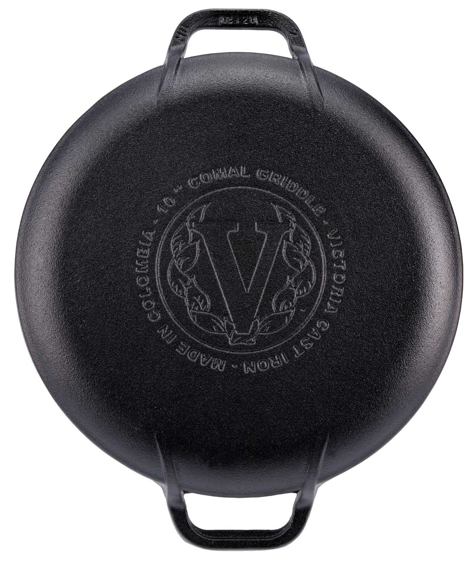 Victoria 10 inch Comal with 2 Side Handles -- 6 per case