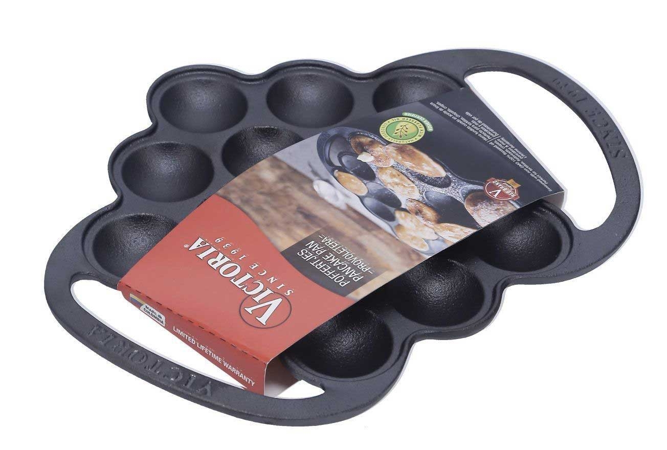 Victoria Poffertjes Pancake Pan -- 6 per case