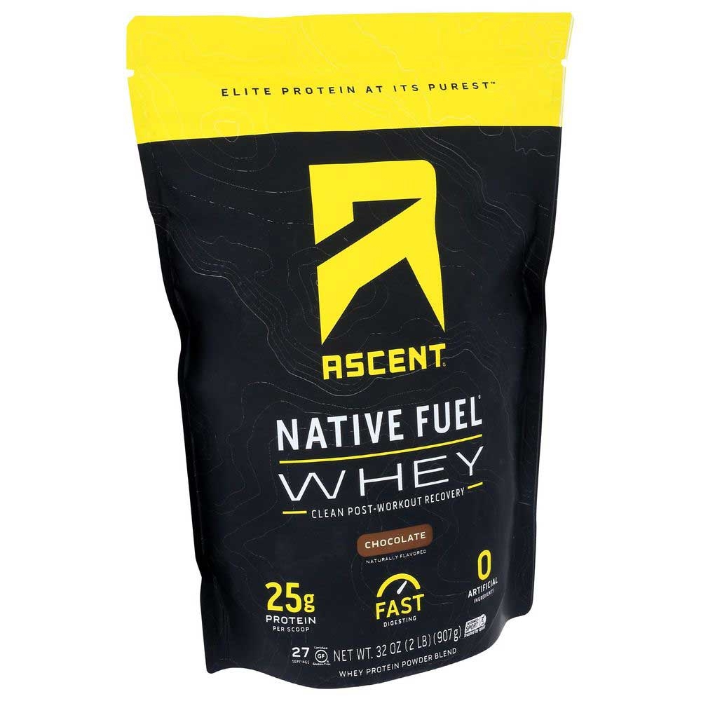Ascent Native Fuel Chocolate Whey Protein Powder, 2 Pound
