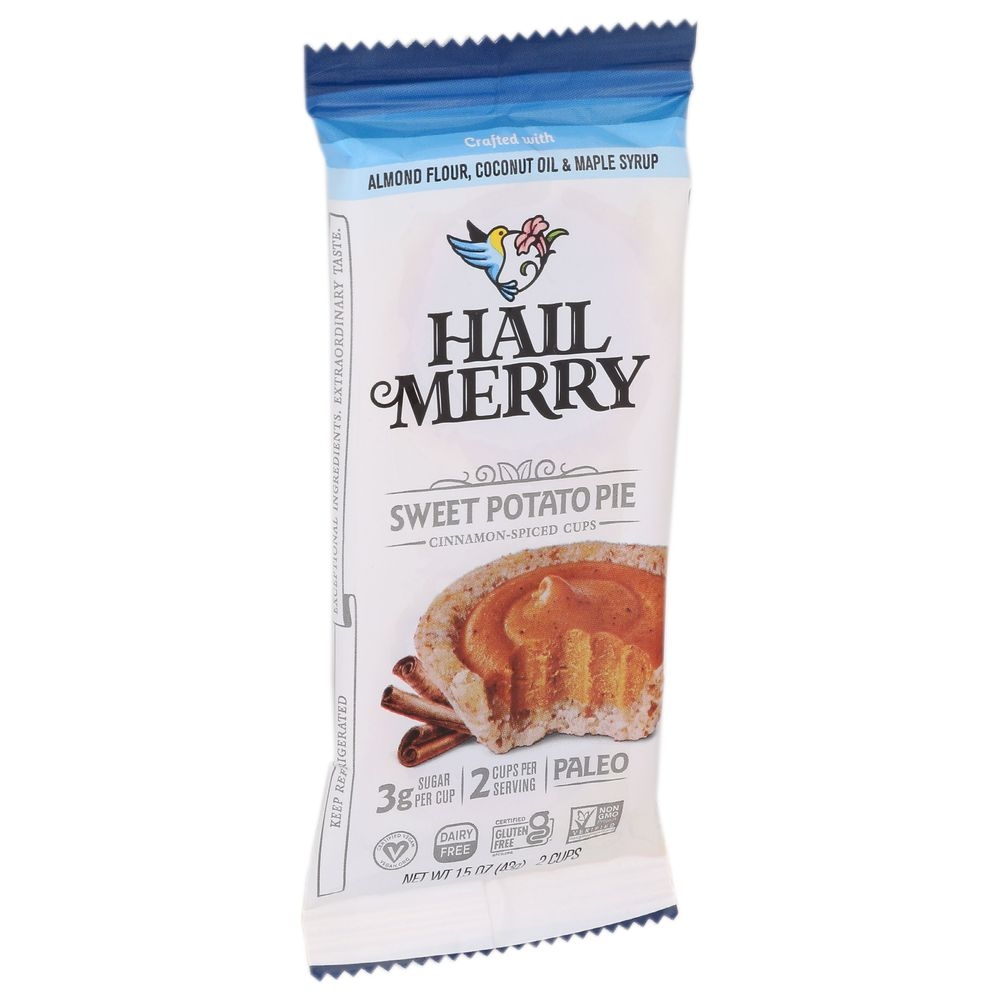 Hail Merry Cinnamon Spiced Sweet Potato Pie Cup, 1.5 Ounce -- 12 per case