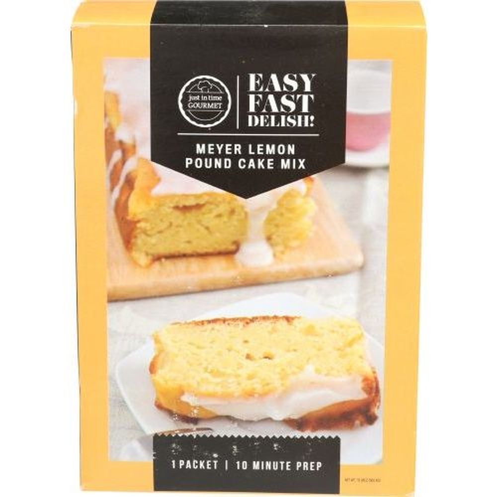 Just In Time Gourmet Meyer Lemon Pound Cake Mix, 23.45 Ounce -- 6 per case