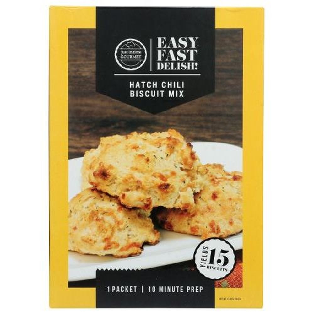 Just In Time Gourmet Hatch Chili Biscuit Mix, 12.45 Ounce -- 6 per case