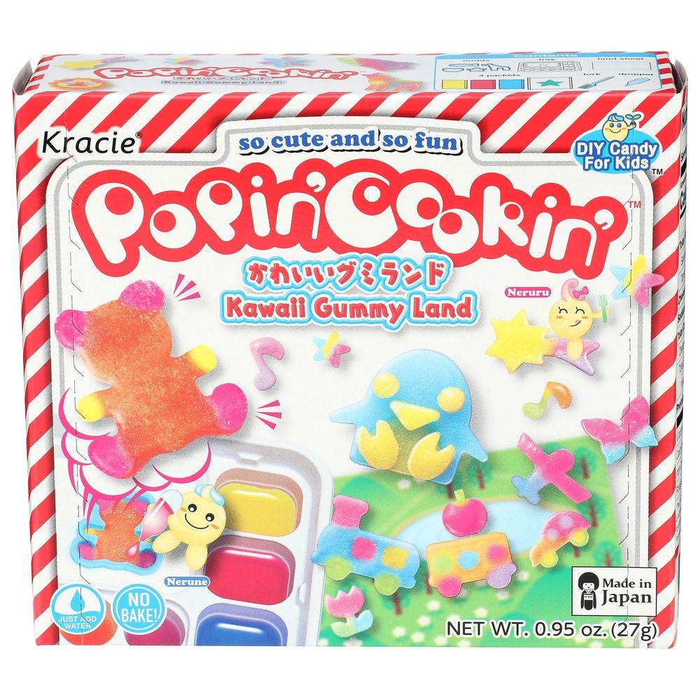 Kracie Popin Cookin Kawaii Gummy Land Dry Candy for Kids, 0.95 Ounce -- 5 per case