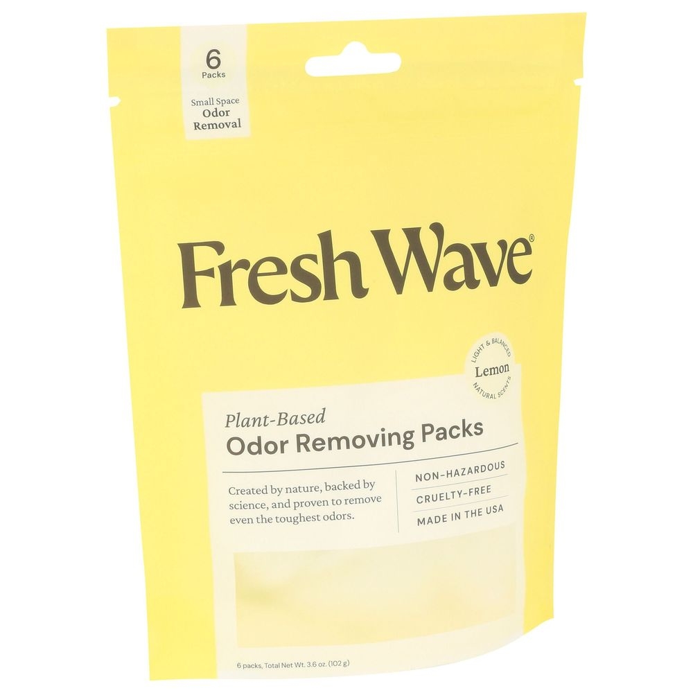 Fresh Wave Lemon Odor Removing Packs, 6 count -- 6 per case