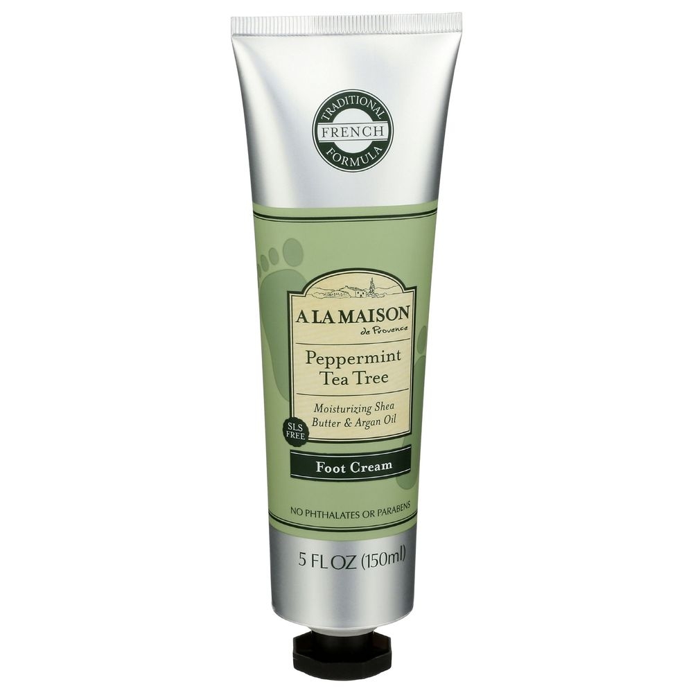 A La Maison Peppermint Tea Tree Foot Cream, 5 Fluid Ounce