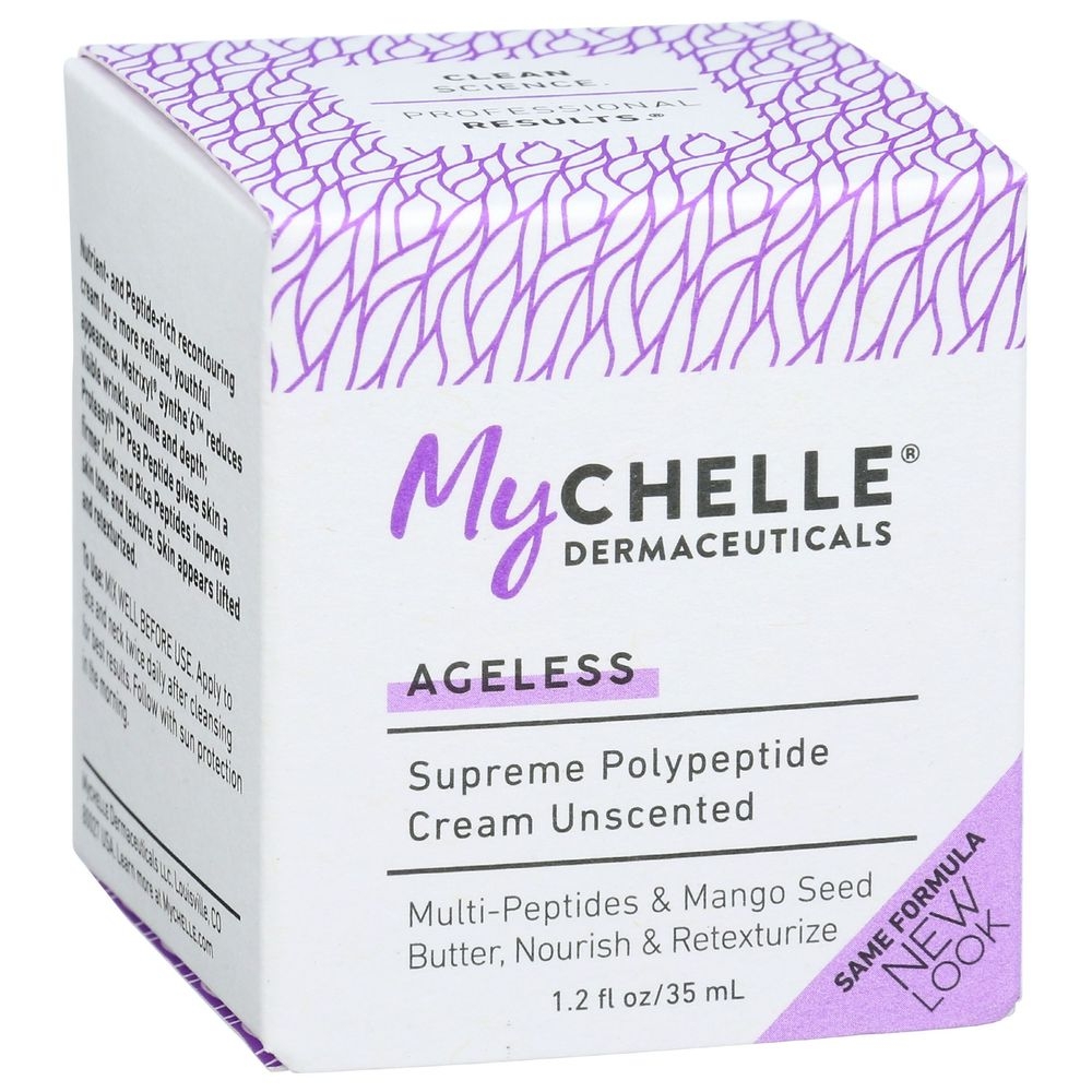 Mychelle Dermaceuticals Ageless Unscented Supreme Polypeptide Cream, 1.2 Fluid Ounce
