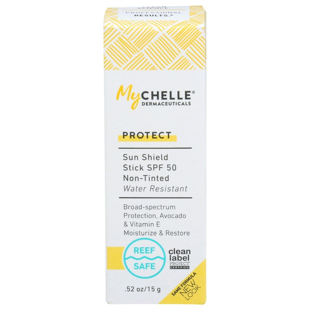 MyChelle Dermaceuticals Protect SPF 50 Non Tinted Sun Shield Stick, 0.5 Ounce