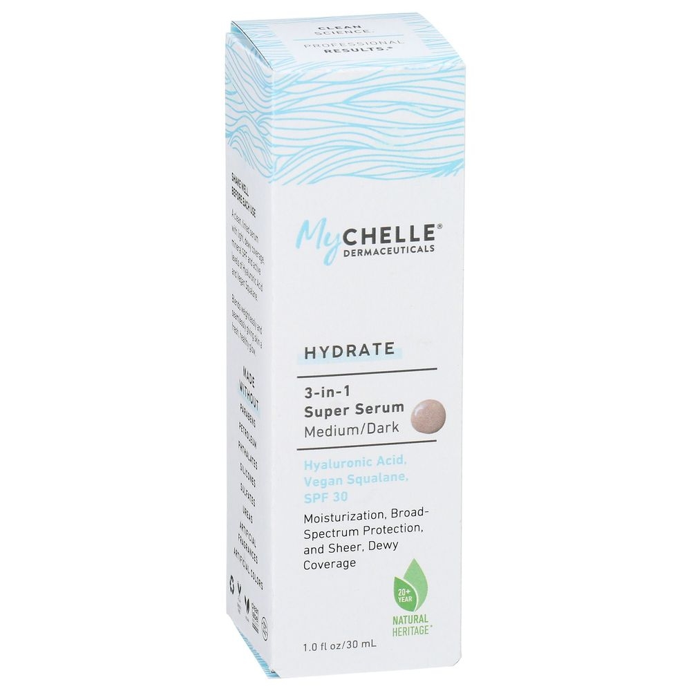 My Chelle Dermaceuticals Medium Dark Super Serum Sunscreen, 1 Fluid Ounce