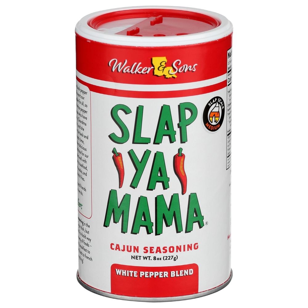 Slap Ya Mama White Pepper Cajun Seasoning, 8 Ounce -- 6 per case