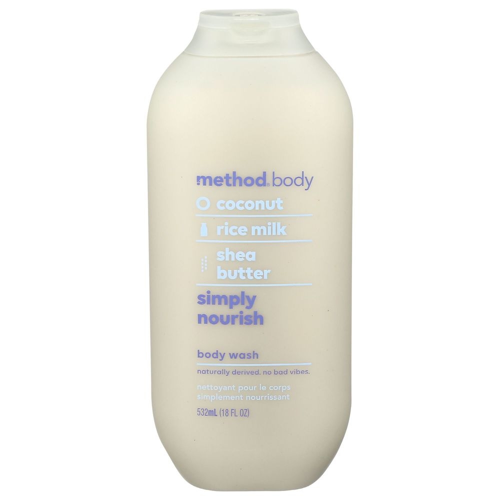 Method Simply Nourish Body Wash, 18 Ounce