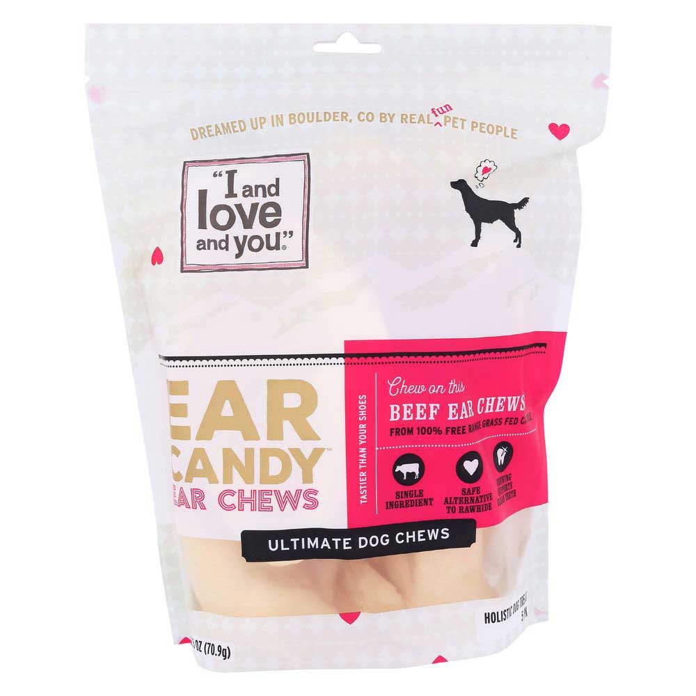 I and Love and You Ear Candy Ultimate Dog Chew - 5 per pack -- 6 packs per case.