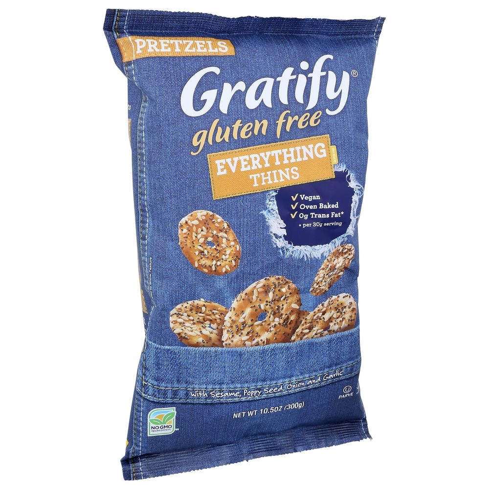Gratify Everything Thins Pretzels, 10.5 Ounce -- 6 per case