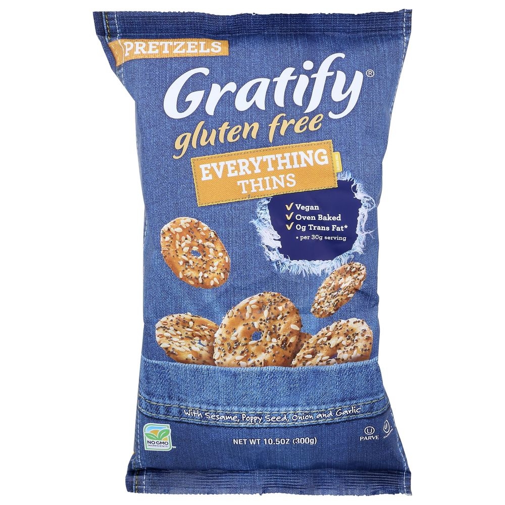 Gratify Everything Thins Pretzels, 10.5 Ounce -- 6 per case