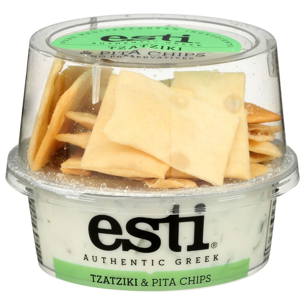 Esti Tzatziki with Pita Chips, 4.6 Ounce -- 12 per case