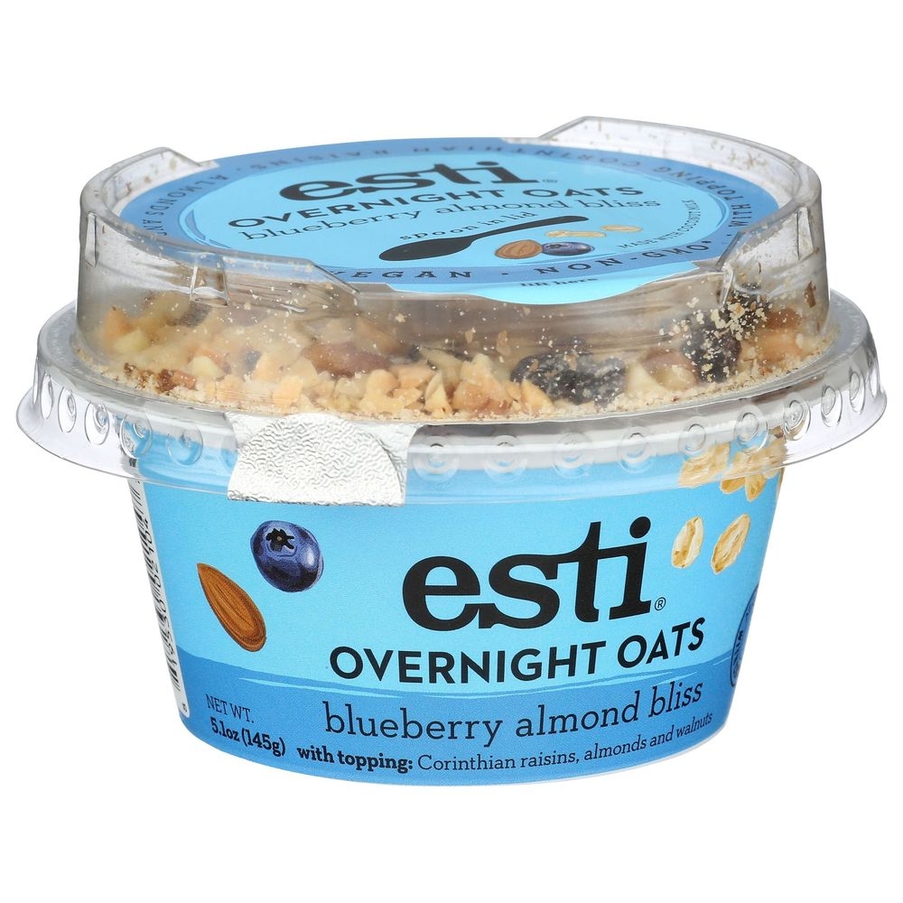 Esti Blueberry Almond Bliss Overnight Oats, 5.1 Ounce -- 6 per case