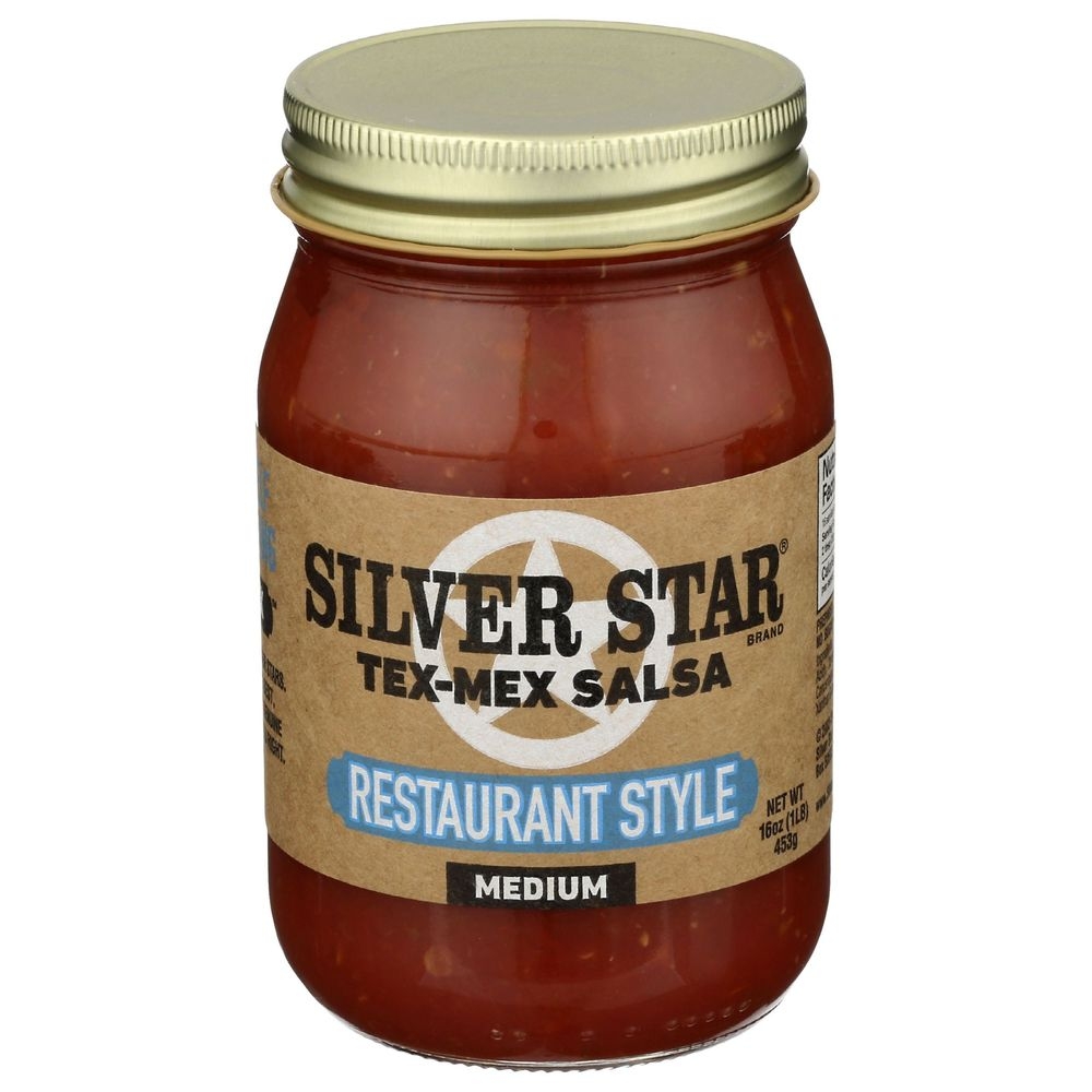 Silver Star Medium Restaurant Style Tex-Mex Salsa, 16 Ounce -- 6 per case