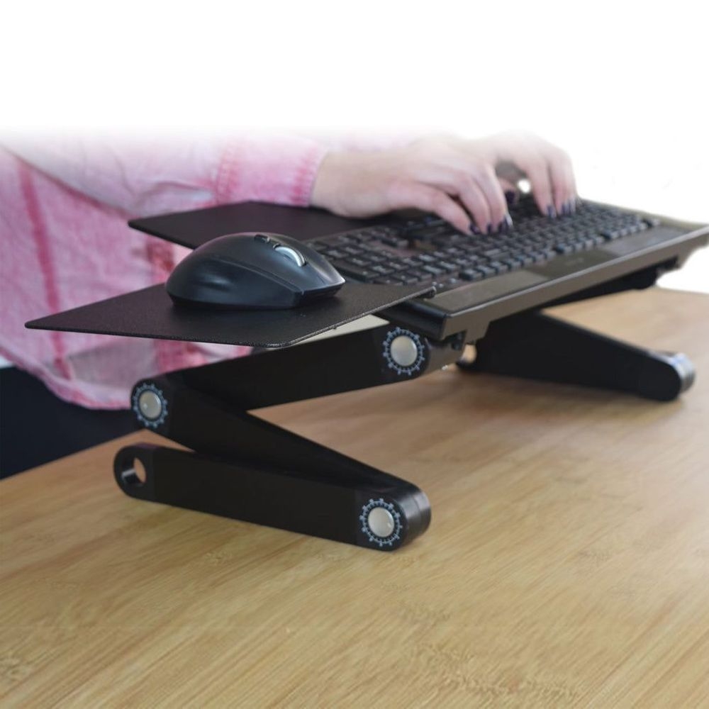 Uncaged Ergonomics Black WorkEZ Keyboard Tray