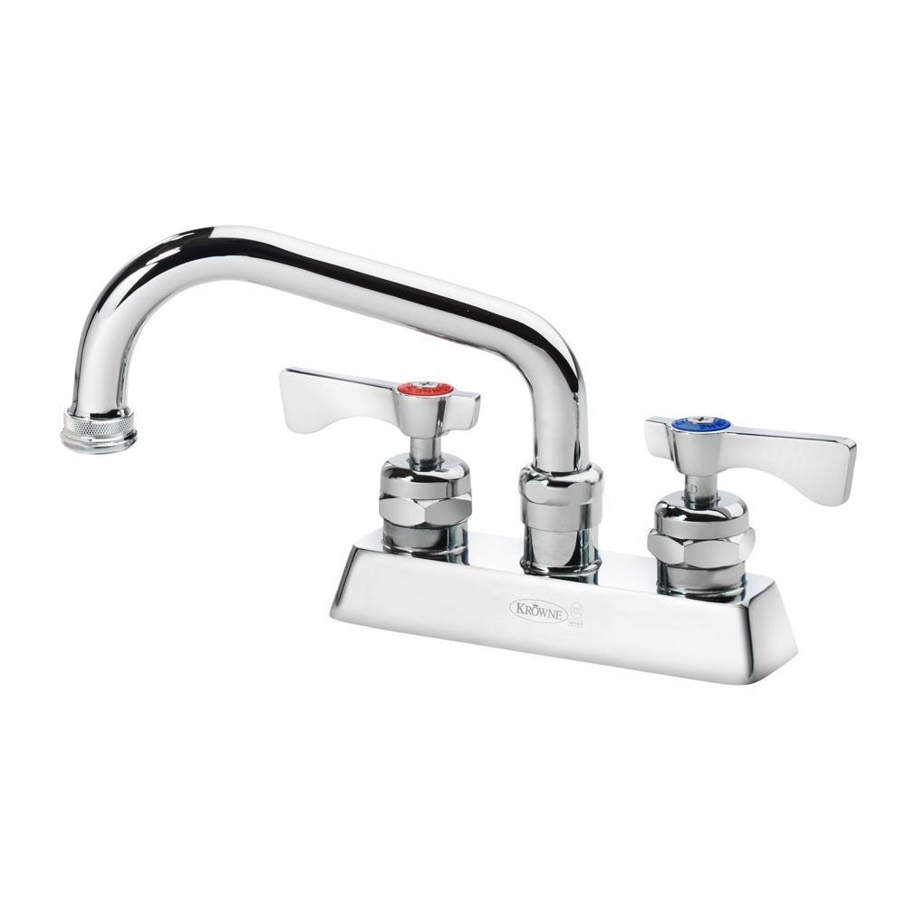 Krowne Royal Series 4 inch Center Deck Mount Faucet with 6 inch Spout