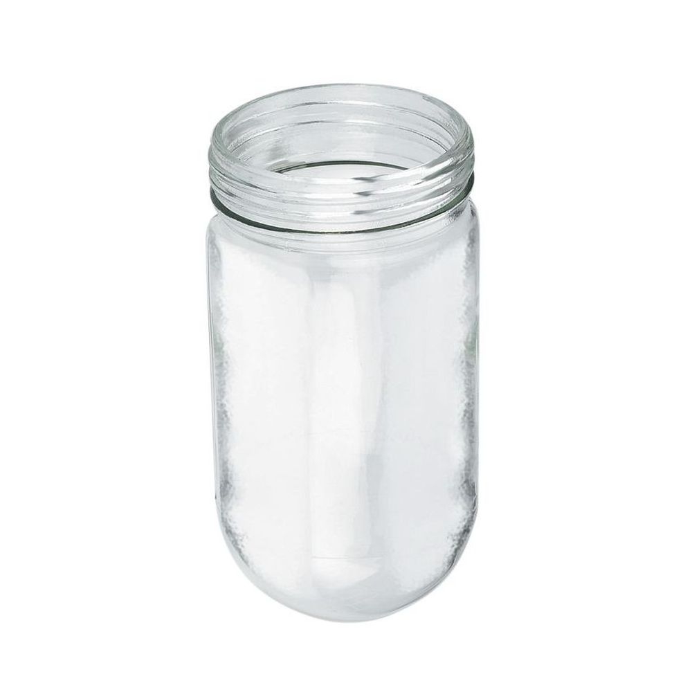 Krowne Shatterproof Plastic Coated Glass Globe for Light Fixture, 3.25 inch Depth x 6.5 inch Height
