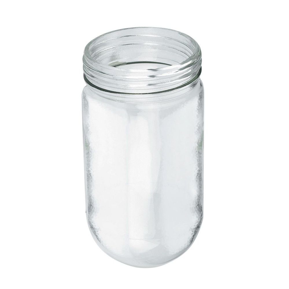 Krowne Shatterproof Plastic Globe for Light Fixture, 3.25 inch Depth x 6.75 inch Height
