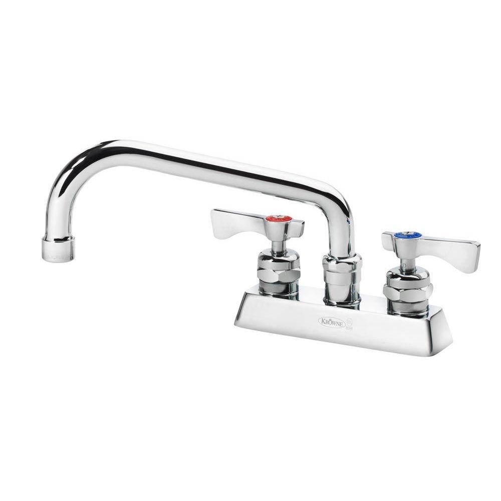 Krowne Royal Series 4 inch Center Deck Mount Faucet with 8 inch Spout