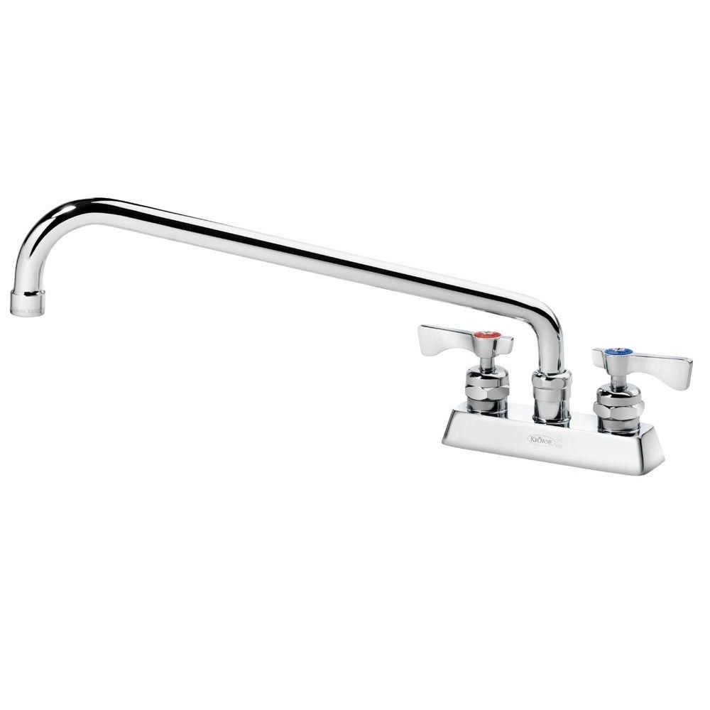 Krowne Royal Series 4 inch Center Deck Mount Faucet with 14 inch Spout
