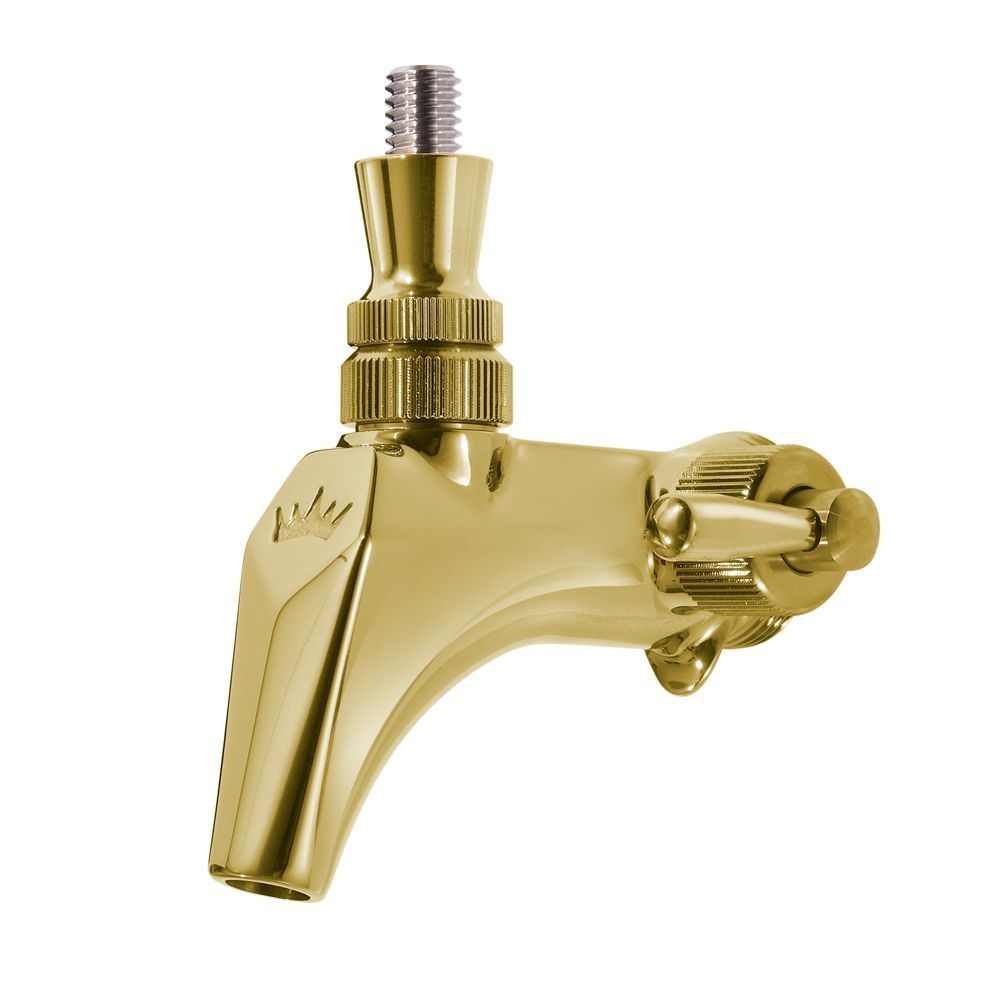 Krowne MasterTap Polished Brass Finish Premium Flow Control Dispensing Faucet, 3/8 inch