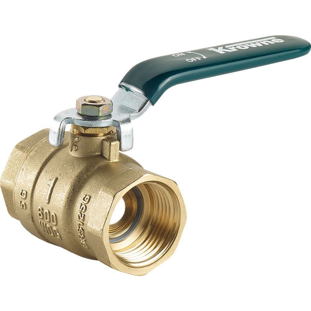 Krowne Gas Valve for Gas Connectors, 1 inch