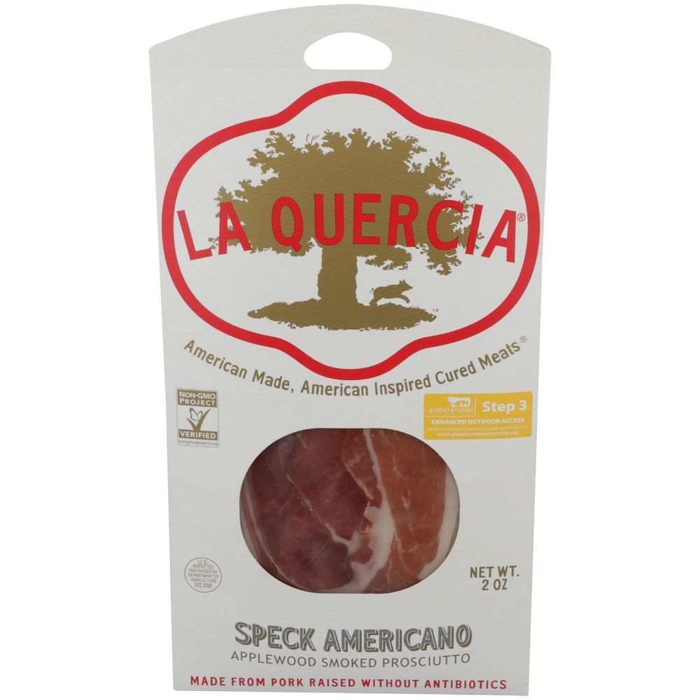 La Quercia Sliced Speck Americano, 2 Ounce -- 12 per case