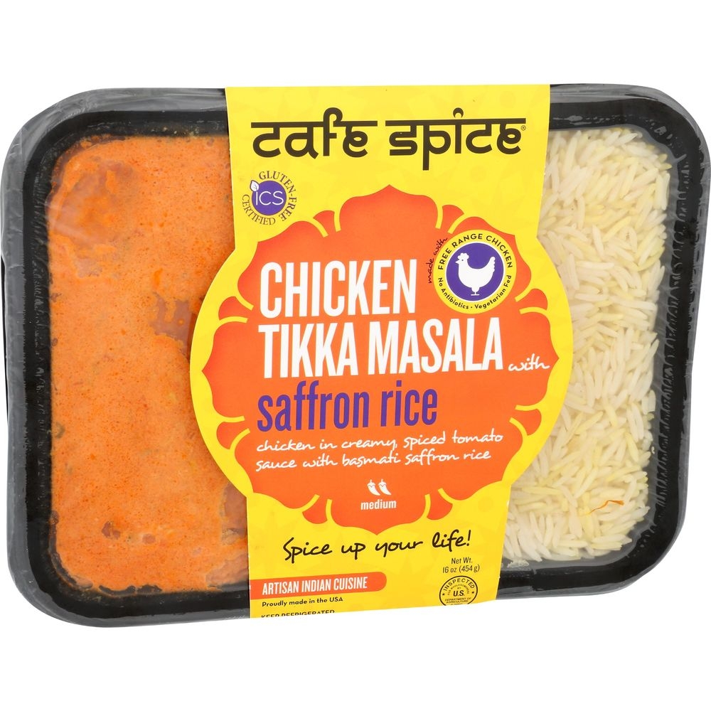 Cafe Spice Chicken Tikka Masala with Saffron Rice, 16 Ounce -- 6 per case