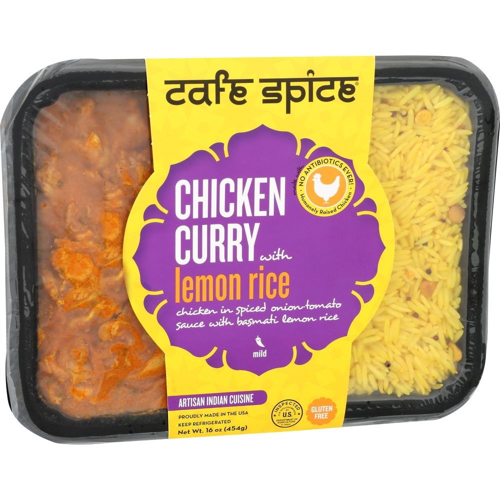 Cafe Spice Chicken Curry with Lemon Rice, 16 Ounce -- 6 per case
