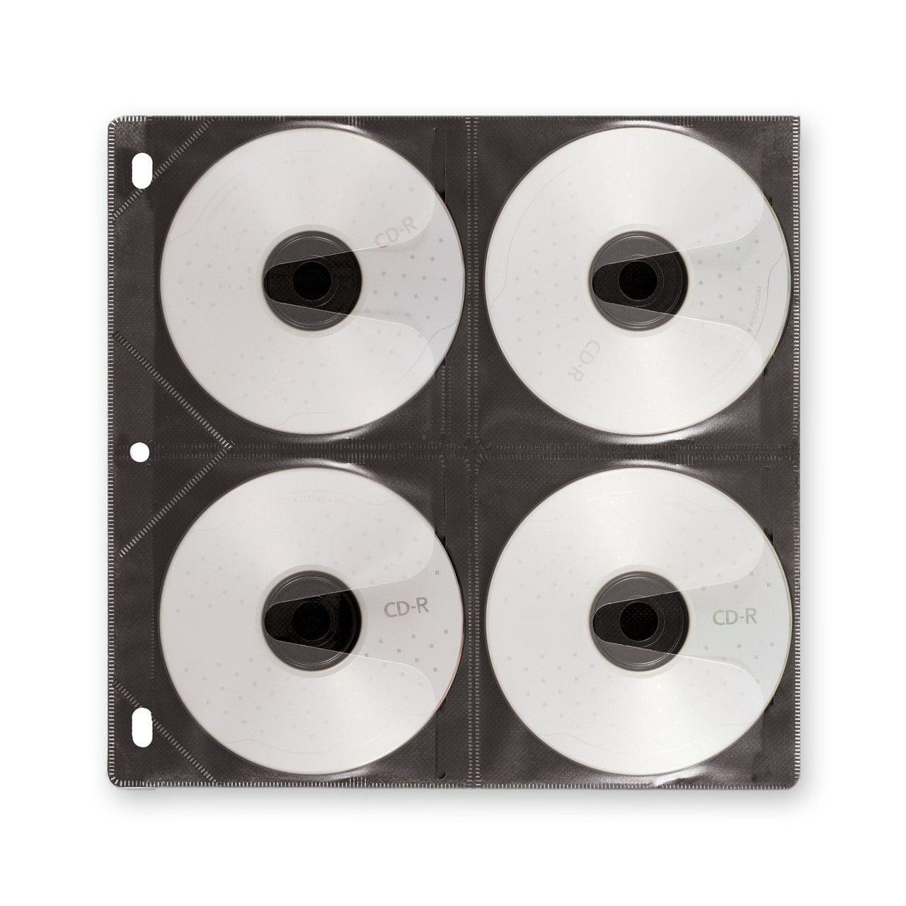 Vaultz Two-Sided CD Refill Pages for Three-Ring Binder, 25/Pack