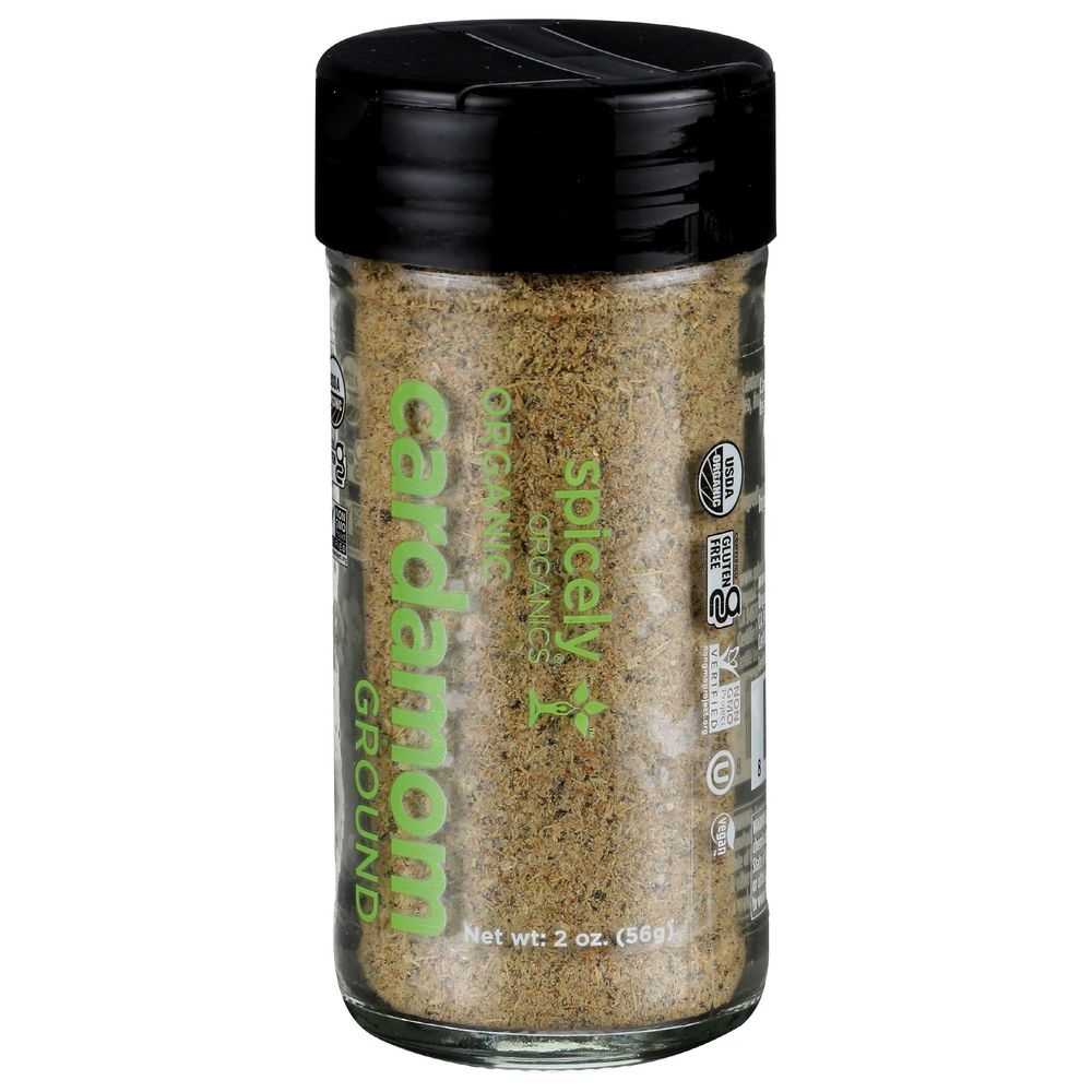 Spicely Organics Ground Cardamom, 2 Ounce Jar -- 3 per case