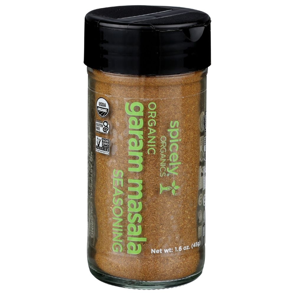 Spicely Organics Garam Masala Seasoning, 1.6 Ounce Jar -- 3 per case