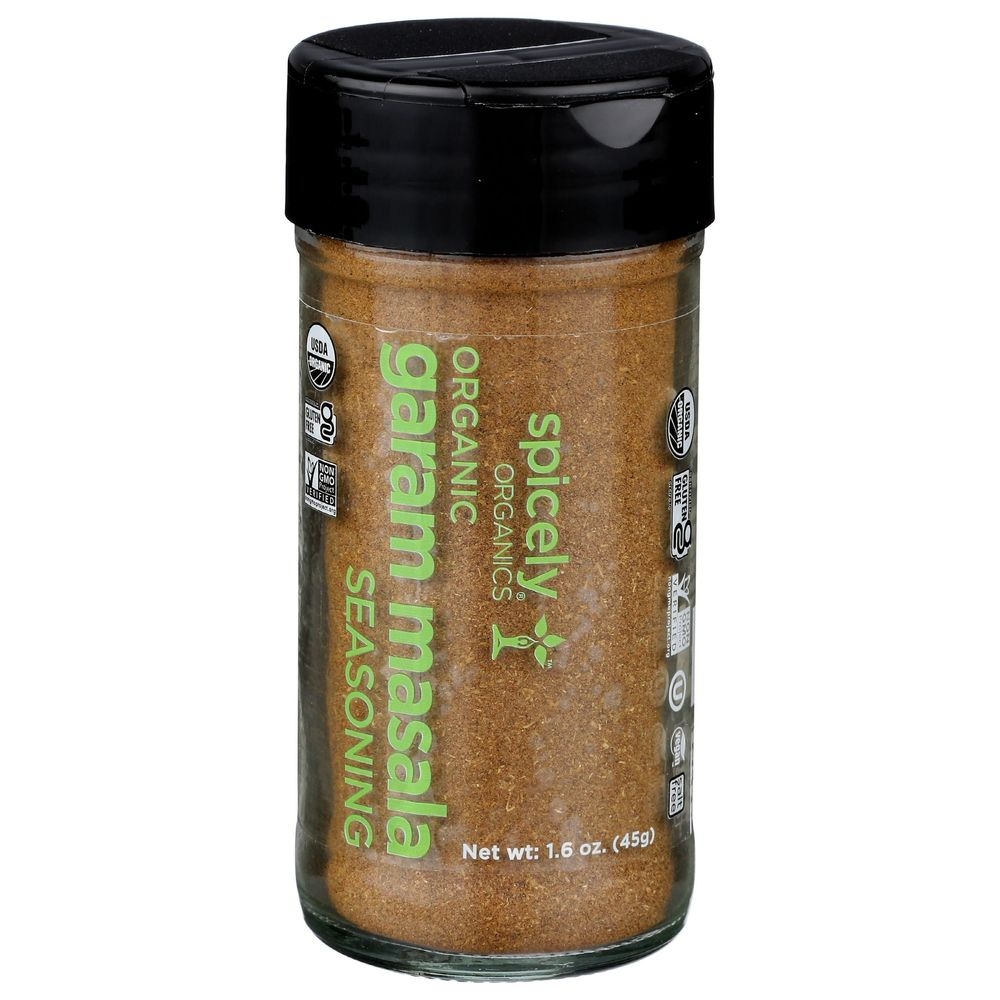 Spicely Organics Garam Masala Seasoning, 1.6 Ounce Jar -- 3 per case