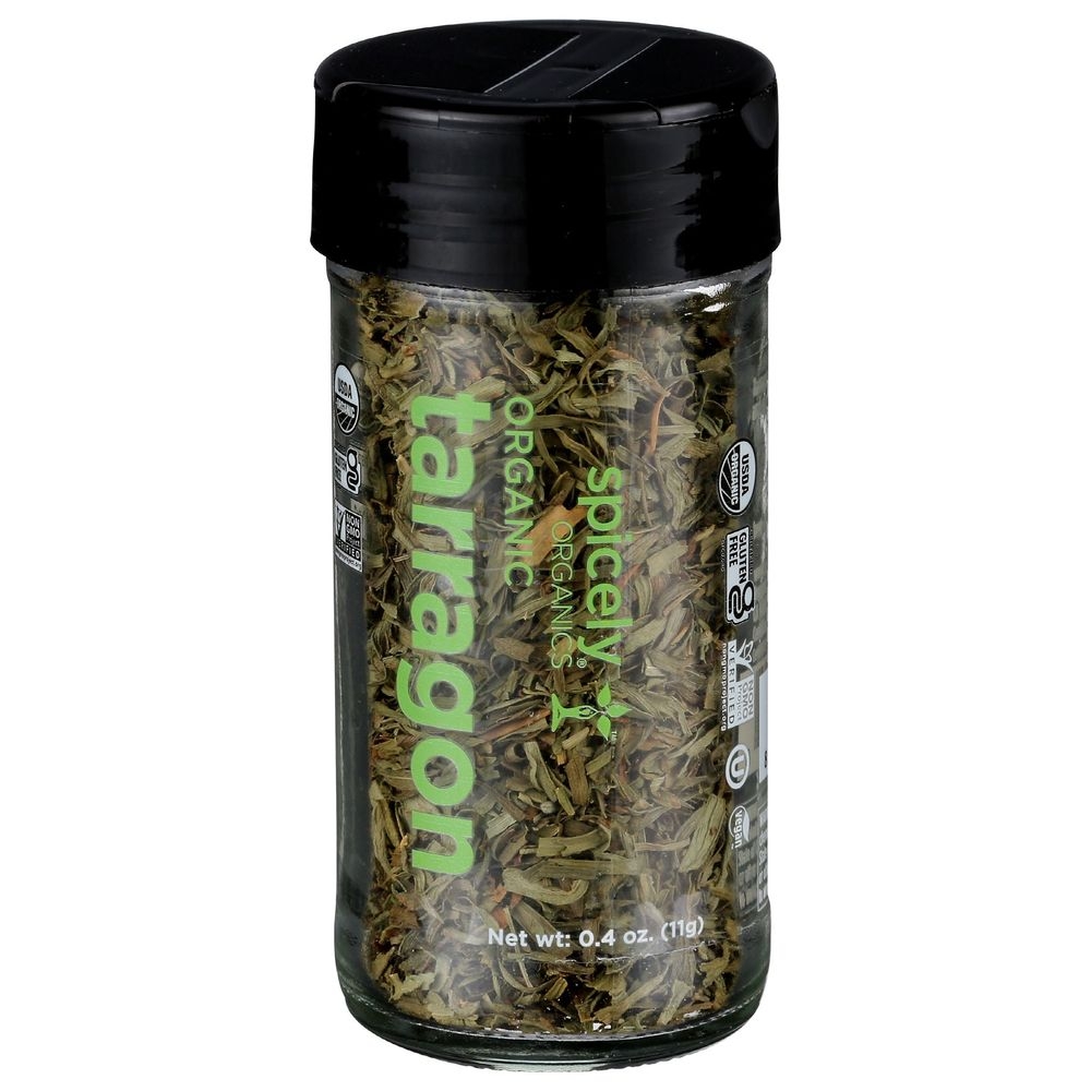 Spicely Organics Tarragon, 0.4 Ounce Glass Jar -- 3 per case