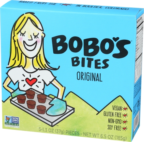 BoBos Oat Bar Original Bites with Chocolate Chips, 6.5 Ounce -- 6 per case