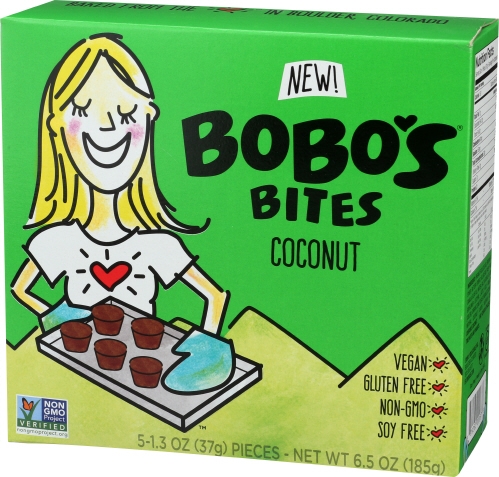 BoBos Oat Bar Coconut Bites, 6.5 Ounce -- 6 per case