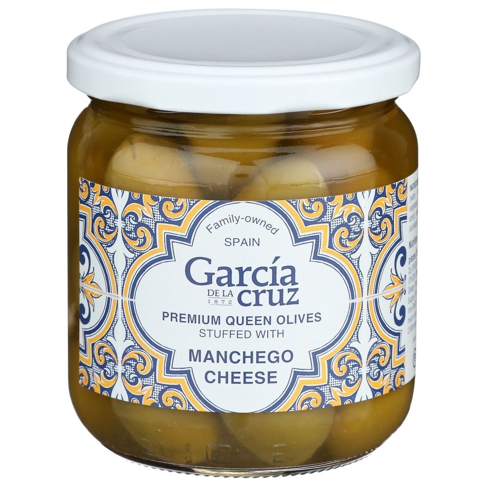 Garcia De La Cruz Stuffed Queen Olives with Manchego Cheese, 7 Ounce -- 6 per case