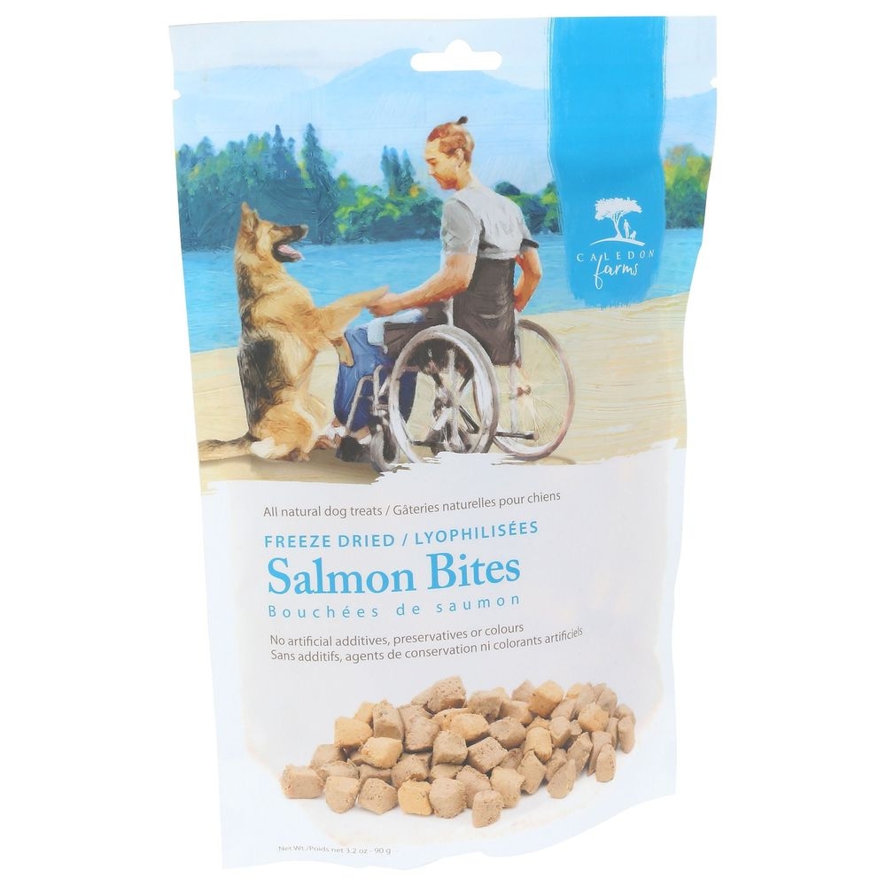 Caledon Farms Freeze Dried Salmon Bites Dog Treats, 3.2 Ounce -- 6 per case