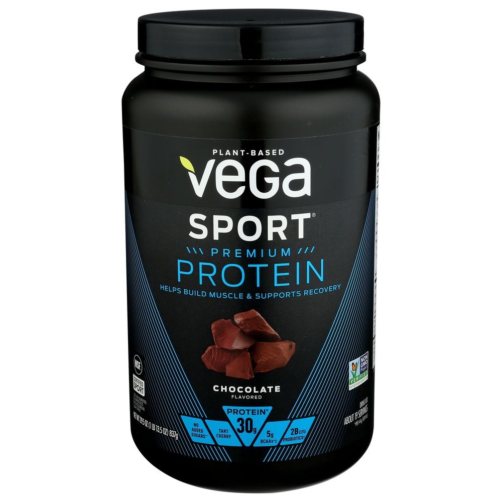 Vega Sport Chocolate Flavored Premium Protein, 29.5 Ounce