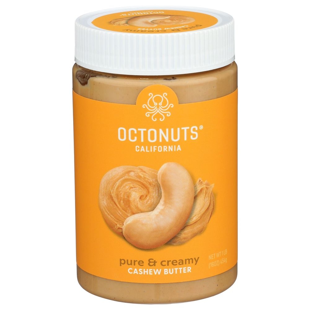 Octonuts Pure and Creamy Roasted Cashew Butter, 16 Ounce -- 8 per case