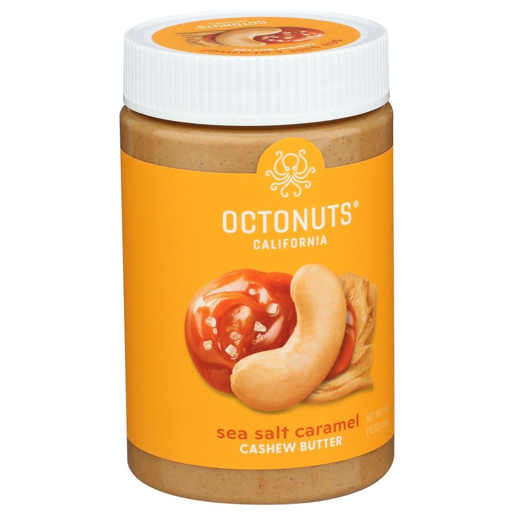 Octonuts Sea Salt Caramel Cashew Butter, 16 Ounce -- 8 per case