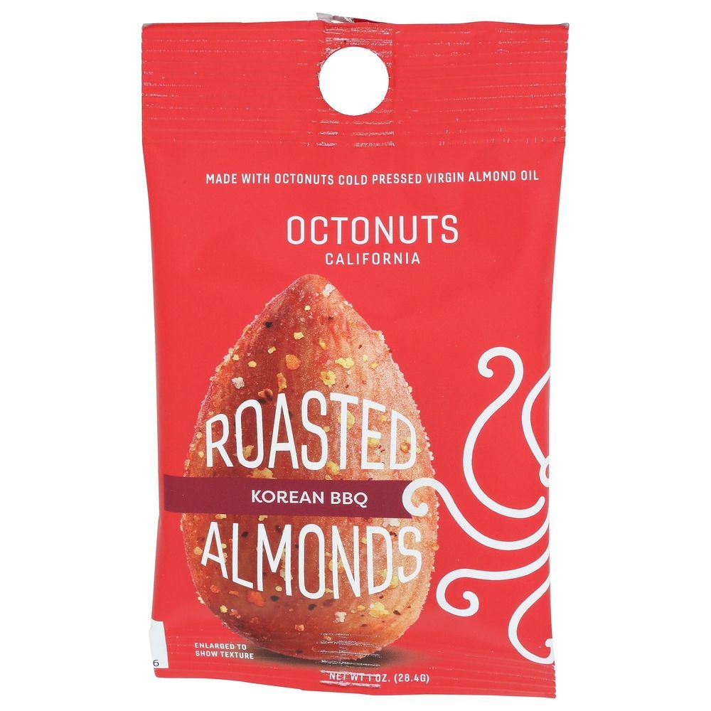 Octonuts Korean Bbq Roasted Almonds, 1 Ounce -- 12 per case