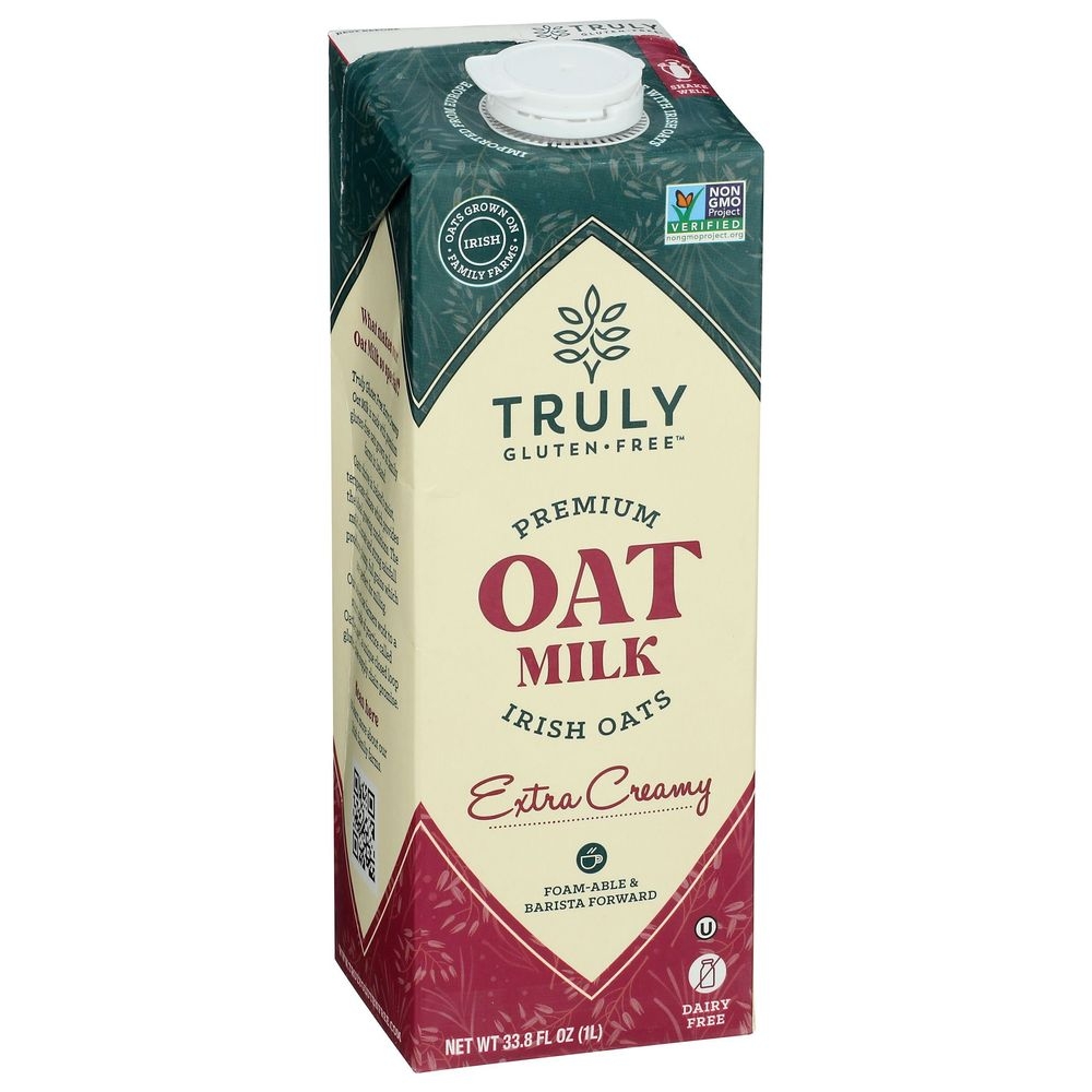 Truly Grass Fed Extra Creamy Oatmilk, 33.8 Fluid Ounce -- 6 per case