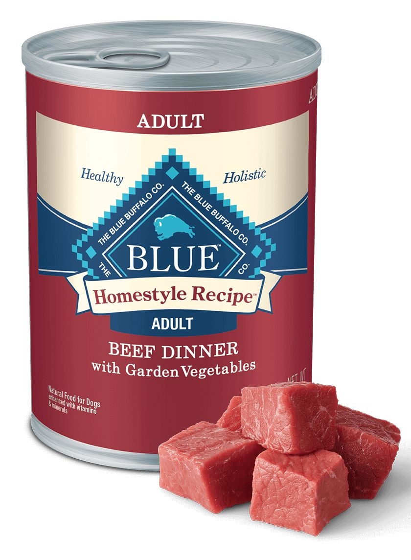 Blue Buffalo Homestyle Recipe Beef Dinner Adult Wet Dog Food, 12.5 Ounce -- 12 per case