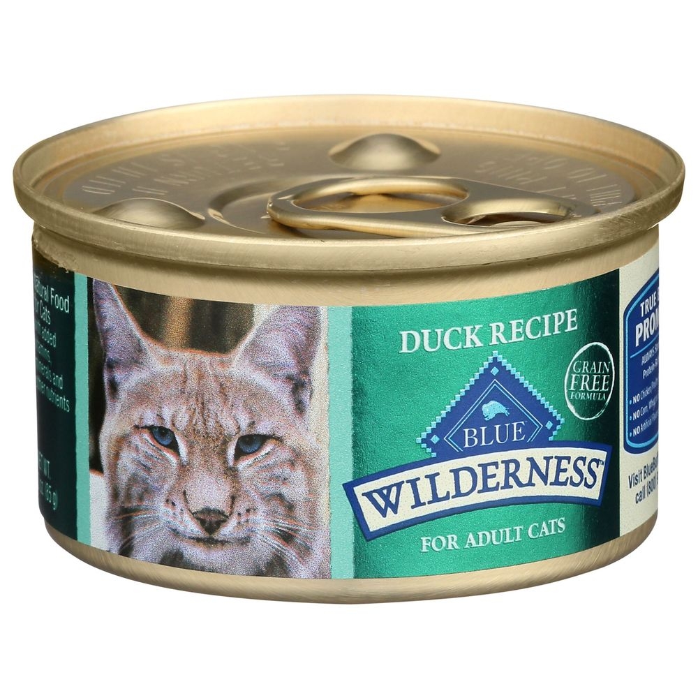 Blue Buffalo Wilderness Duck Recipe Canned Cat Food, 3 Ounce -- 24 per case