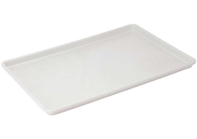 Winco White Plastic Tray, 18 x 26 inch.