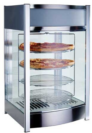 Winco 4 Tier Round Pizza Rack for EDM-2 Electric Heated Pizza/Pretzel Merchandiser, 14 inch -- 5 per case