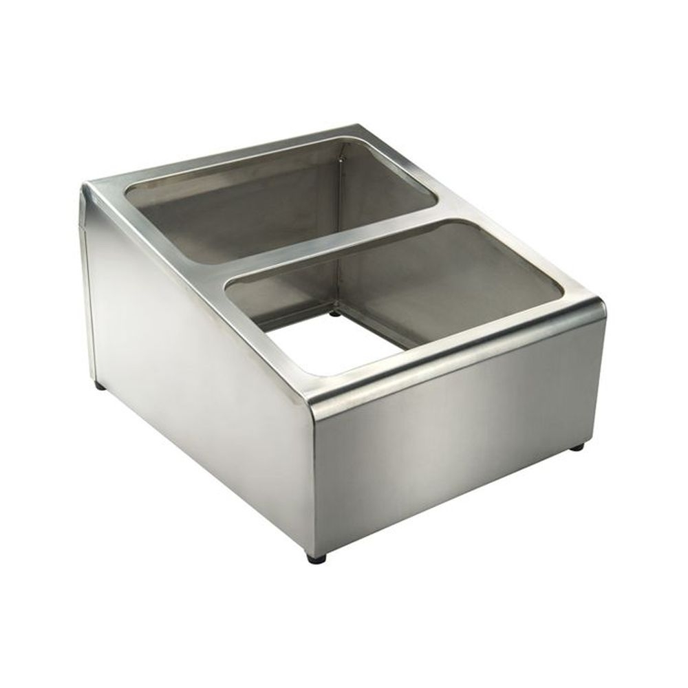 Winco SCPH-33 18/8 Stainless Steel Condiment Packet Holder, 16 x 13 1/2 x 9 1/4 inch